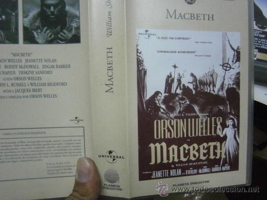 Cine: MACBETH -VHS - Foto 1