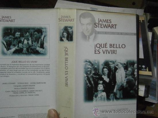 Cinema: que bello es vivir/-VHS venta minima 10 eu