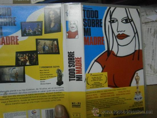 Cinema: TODO SOBRE MI MADRE -VHS