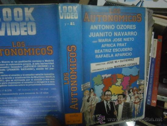 Cinema: LOS AUTONOMICOS-VHS rrareza