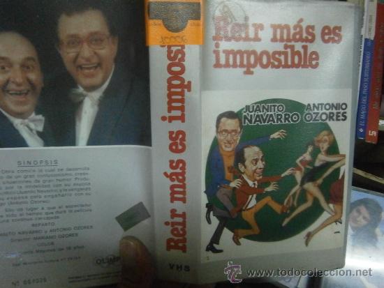 Cinema: REIR MAS ES IMPOSIBLE -VHS