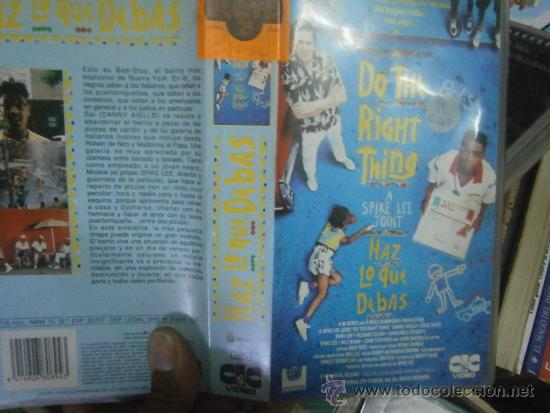 Cinema: AHZ LO QUE DEBAS -VHS
