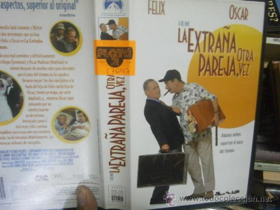 Cinema: LA EXTRA&Ntilde;A PAREJA ,OTRA VEZ -VHS