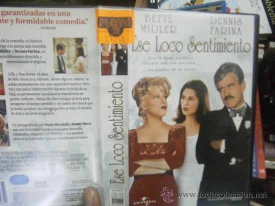 Cinema: ESE LOCO SENTIMIENTO -VHS
