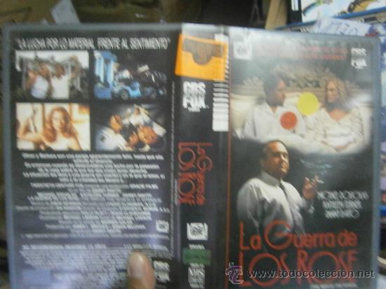 Cinema: LA GERRA DE LOS ROSE -VHS