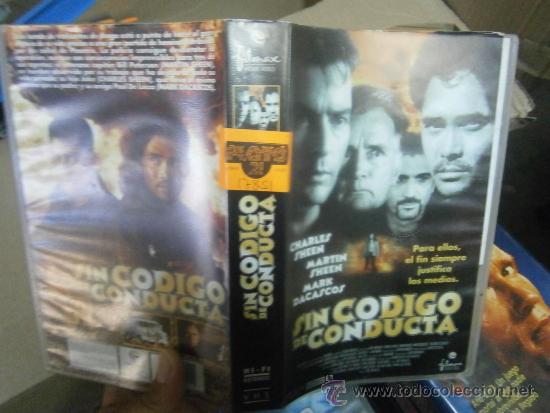 Cinema: SIN CODIGO DE CONDUCTA -VHS