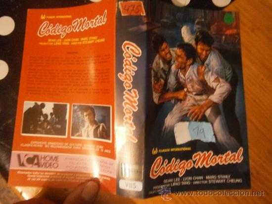 Cinema: CODIGO MORTAL -VHS