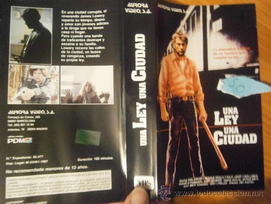 Cinema: UNA LEY UNA CIUDAD -VHS