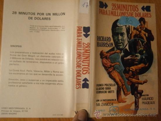Cinema: 28 MINUTOS PARA 3 MILLONES DE DOLARES -VHS
