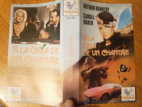 Cinema: A LA CAZA DE UN CHANTAJE -VHS
