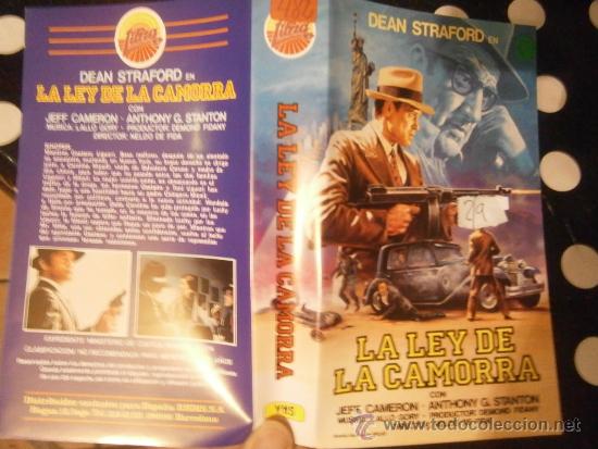 Cinema: LA LEY DE LA CAMORRA -VHS