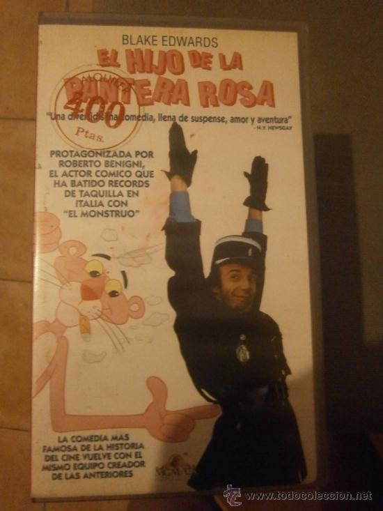Cine: EL HIJO DE LA PANTERA ROSA -VHS--vhs --venta minima 10 euros