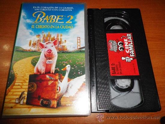 Cinema: BABE 2 EL CERDITO EN LA CIUDAD UNIVERSAL VIDEO VHS CINE FAMILIAR DEL A&Ntilde;O 2000 DURACION 98 MINUTOS