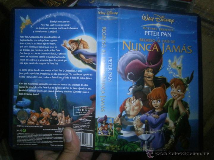 Cine: EL REGRESO AL PAIS DE NUNCA JAMAS -VHS-VHS-COMPRA MINIMA 10 EU-