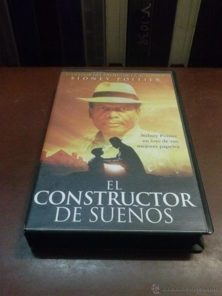 Cine: VHS EL CONSTRUCTOR DE SUE&Ntilde;OS SIDNEY POITIER - Foto 2