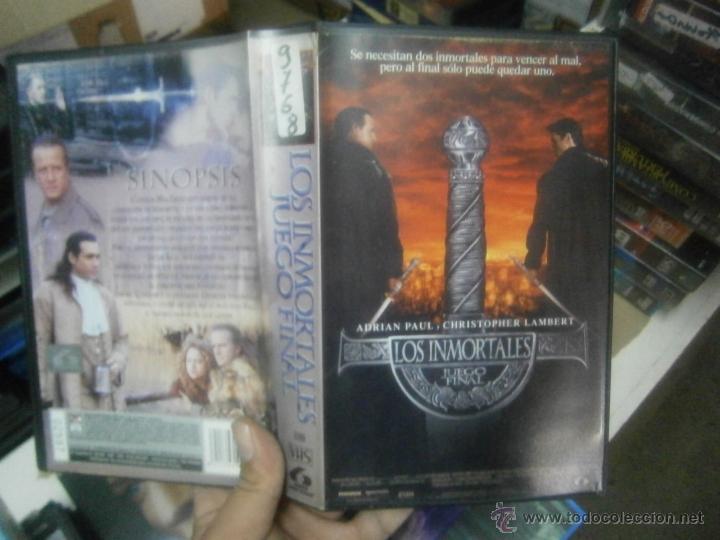 Kino: LOS INMORTELES /JUEGO FINAL-VHS