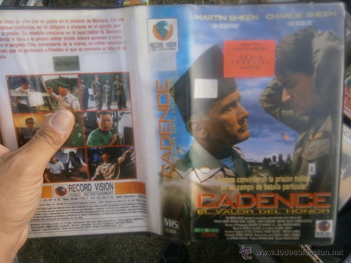 Cine: CADENCE EL VALOR DEL HONOR -VHS