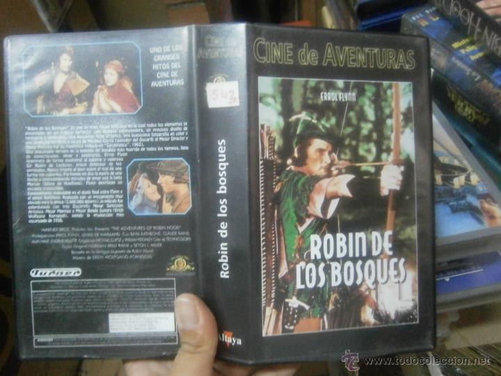Cine: ROBIN DE LOS BOSQUES -VHS - Foto 1