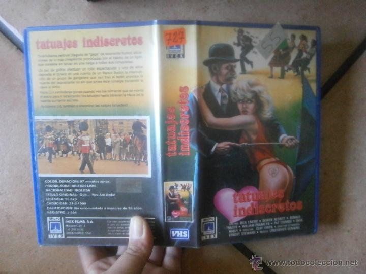 Cine: TATUAJES INDISCRETOS-VHS