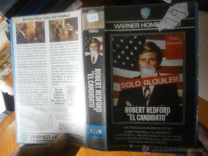 Cine: EL CANDIDATO -VHS 1 edici&oacute;n - Foto 1