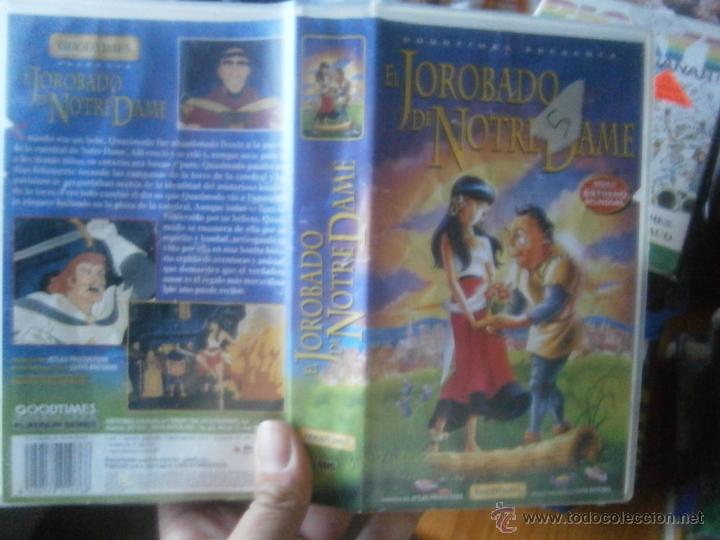 Cine: EL JOROBADO DE NOTRE DAME-VHS