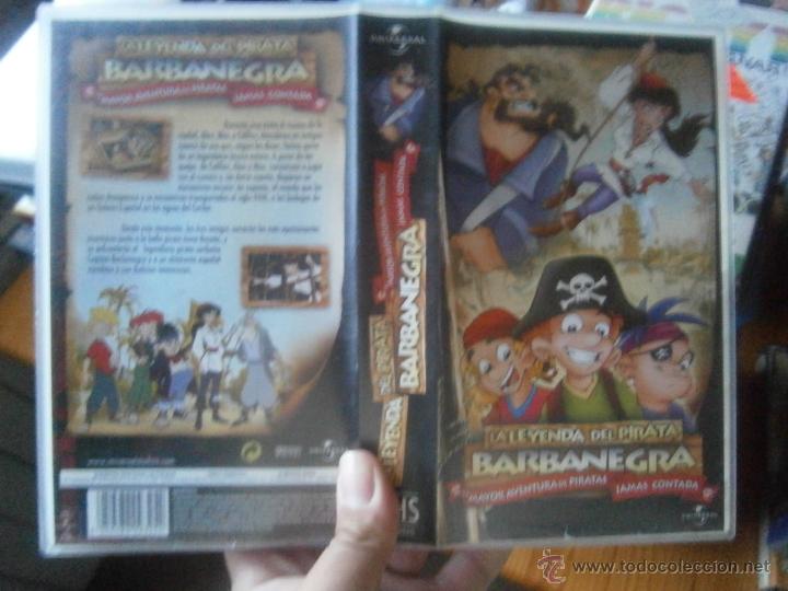 Cine: LA LEYENDA DEL PIRATA BARBANEGRA -VHS