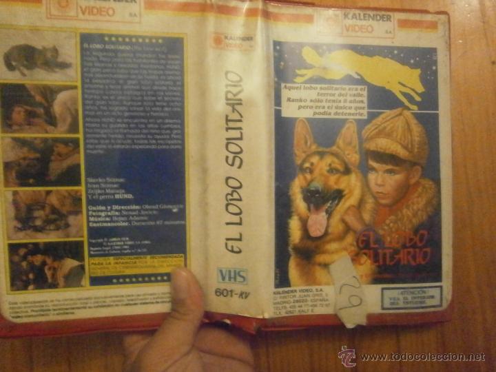 Cine: EL LOBO SOLITARIO -VHS