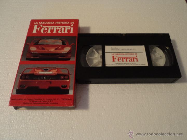 Cine: VHS LA FABULOSA HISTORIA DE FERRARI