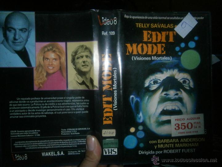 Cine: VISIONES MORTALES -VHS caja grande