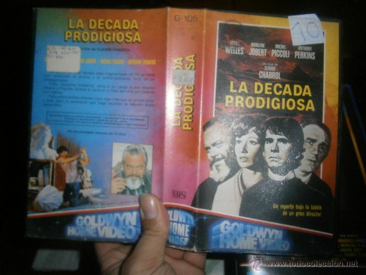 Cine: LA DECADA PRODIGIOSA -VHS vhs vhs - Foto 1