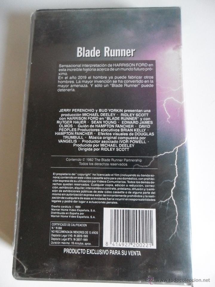 Cine: BLADE RUNNER . RIDLEY SCOTT - Foto 2