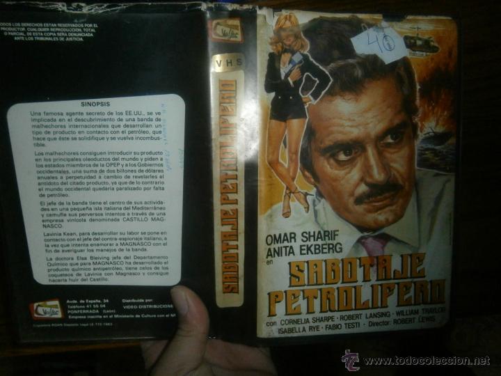 Cin&eacute;ma: SABOTAJE PETROLIFERO -VHS