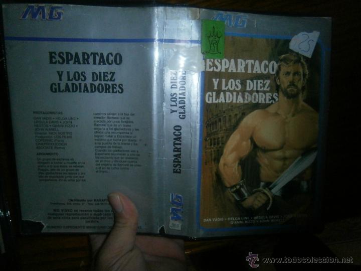 Cin&eacute;ma: ESPARTACO Y LOS DIEZ GLADIADORES -VHS