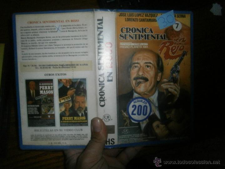 Cin&eacute;ma: CRONICA SEMENTAL EN ROJO -VHS