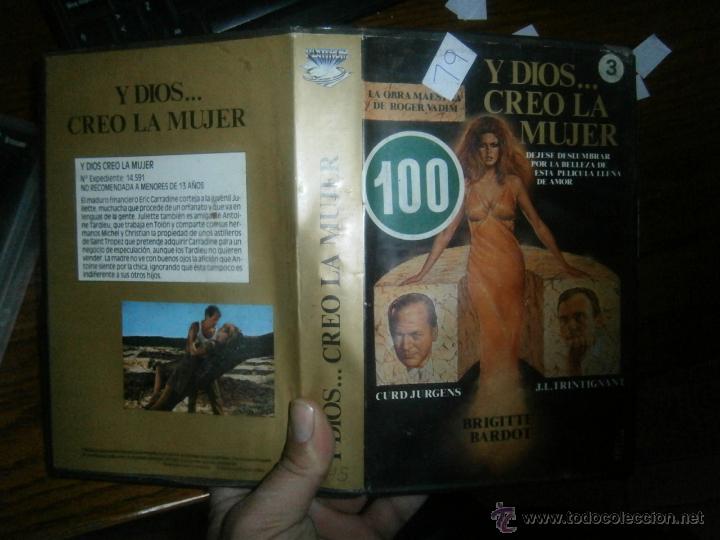 Cin&eacute;ma: Y DIOS... CREO A LA MUJER -VHS