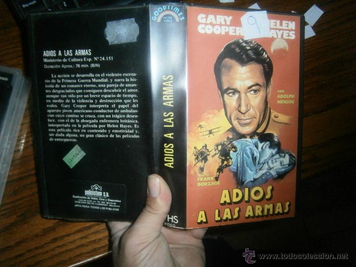 Cine: ADIOS A LAS ARMAS -VHS - Foto 1
