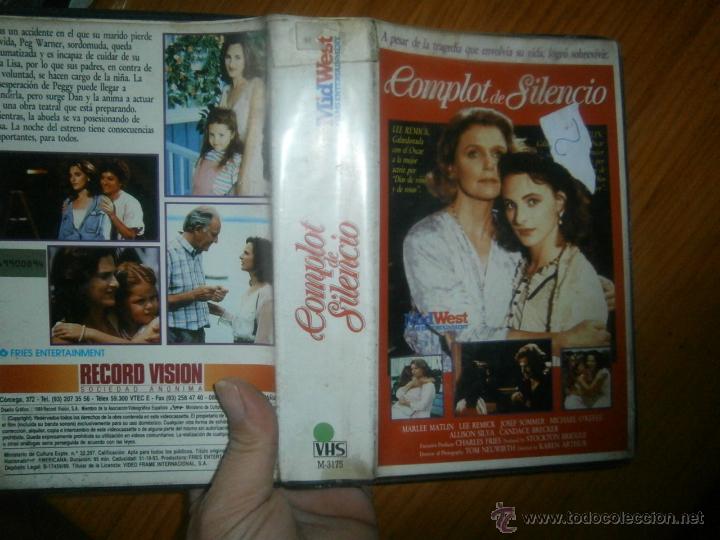 Cinema: COMPLOT DE SILENCIO -VHS
