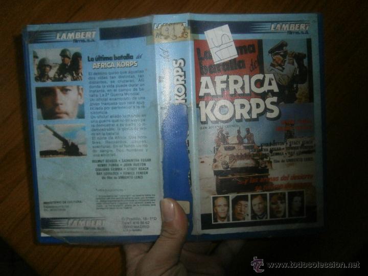 Cinema: LA ULTIMA BATALLA DEL AFRICA KORPS-VHS