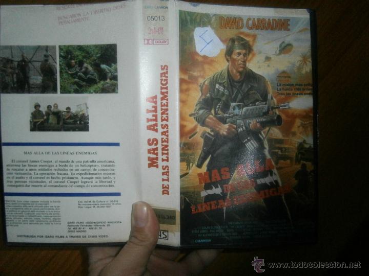 Cinema: MAS ALLA DE LA LINEAS ENEMIGAS --VHS-VENTA MINIMA 10 EUROS--