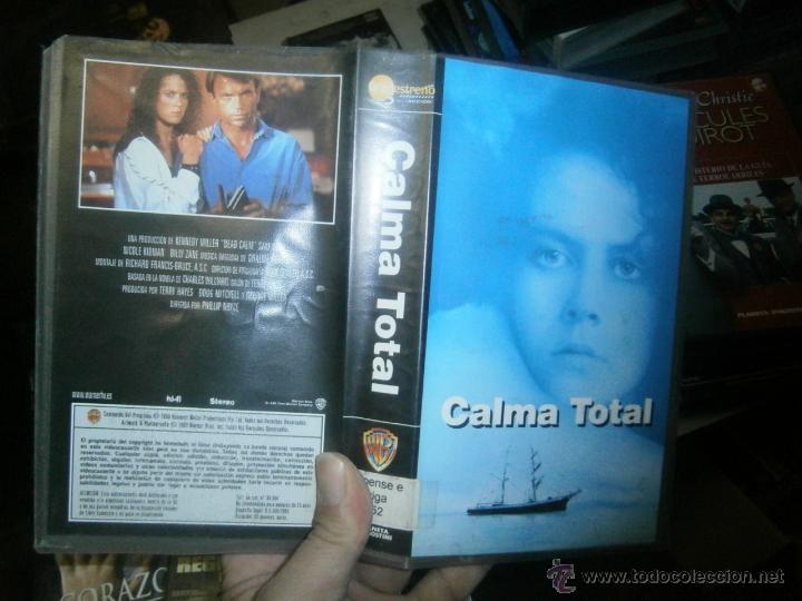 Cinema: CALMA TOTAL-VHS(COMPRA ---MINIMA--10&euro;--EUROS.)