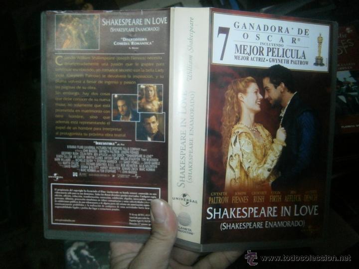 Cine: SHAKESPEARE IN LOVE -VHS(COMPRA ---MINIMA--10&euro;EUROS.)