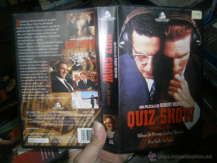 Cinema: QUIZ SHOW -VHS (COMPRA ---MINIMA--10&euro;ROS.)