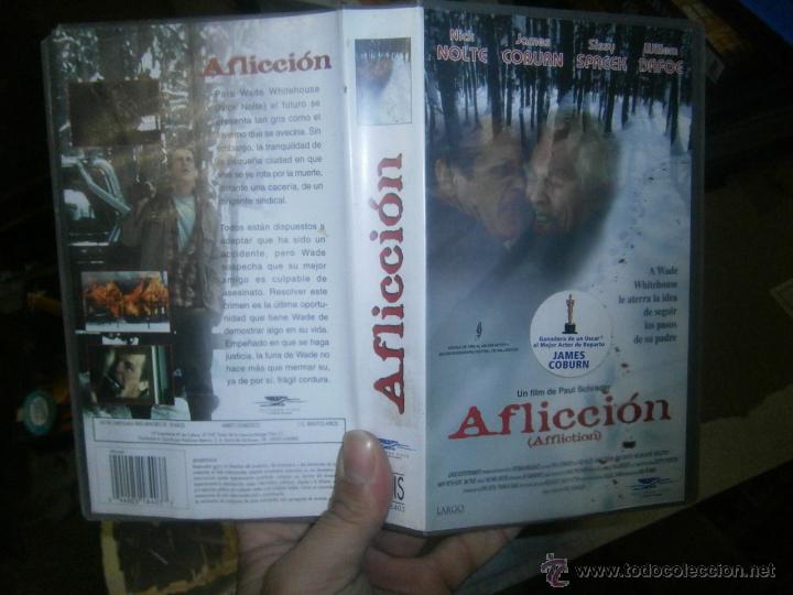 Cinema: AFLICCION -VHS (COMPRA ---MINIMA--10&euro;--EUROS.)