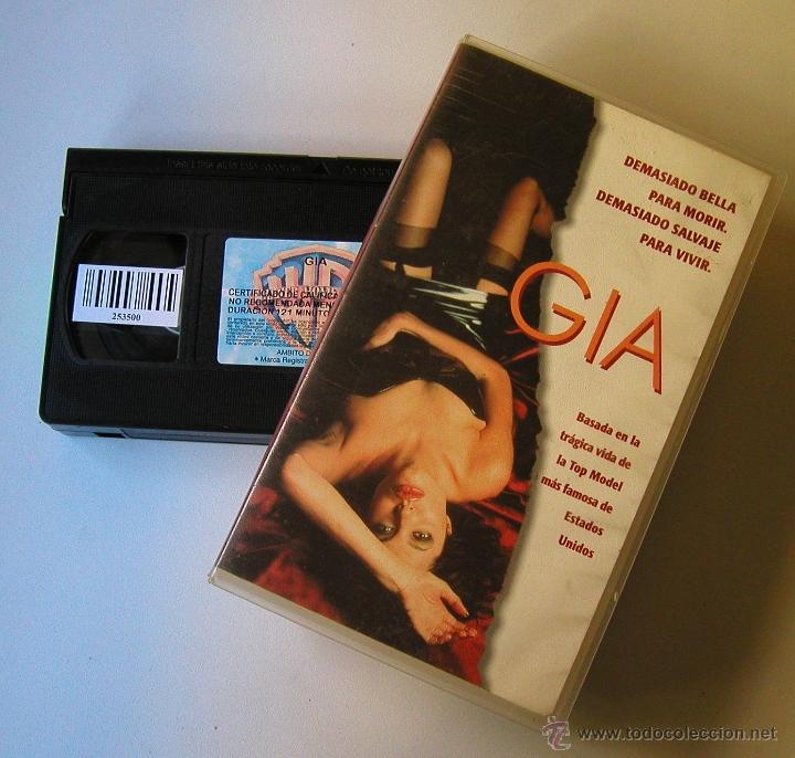 Cine: CINTA VHS ORIGINAL GIA CON ANGELINA JOLIE BASADA EN LA VIDA DE LA MODELO A&Ntilde;OS 70 DESCATALOGADA
