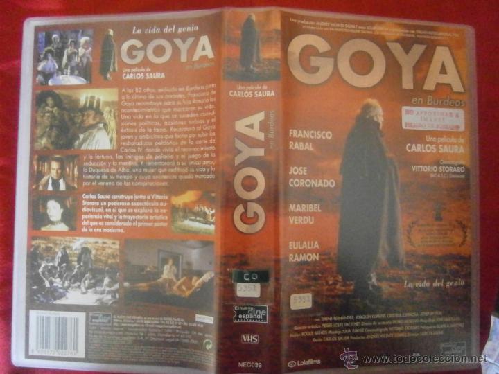 Cine: GOYA -VHS - Foto 1