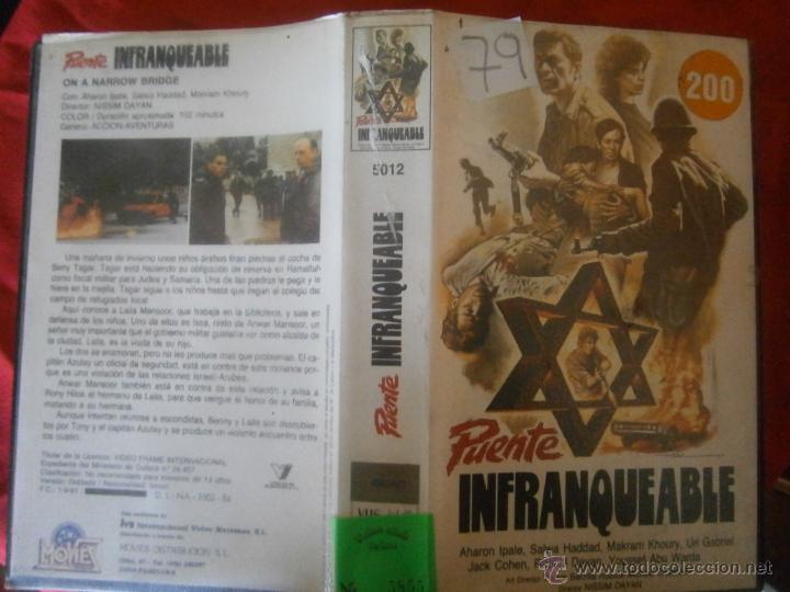 Cine: PUENTE INFRANQUEABLE-VHS - Foto 1