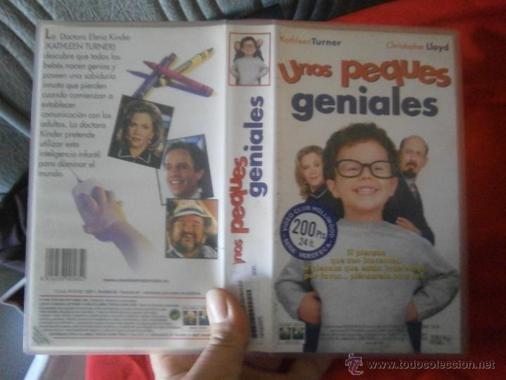 Cine: UNOS PEQUES GENIALES -VHS-(COMPRA --MINIMA--10--EUROS.)