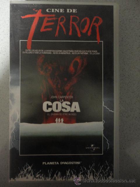 Cine: la cosa - cine de terror n&ordm; 8 ( planeta de agostini ) vhs