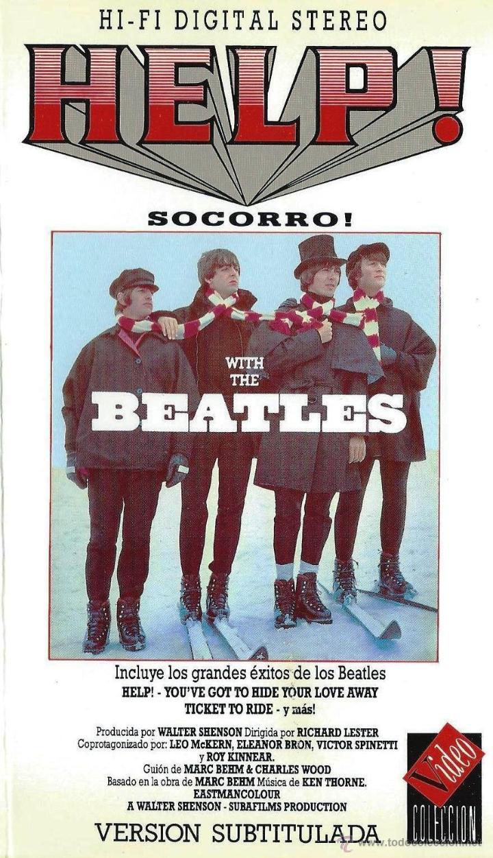 Cine: HELP.THE BEATLES.VHS. - Foto 1