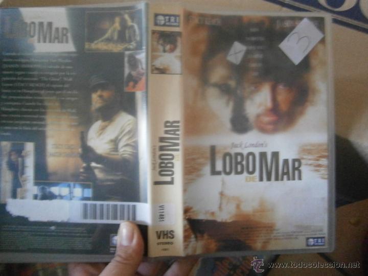 Cine: LOBO DE MAR -VHS - Foto 1